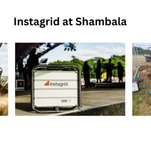 Instagrid Batteries deployed at Shambala 2024