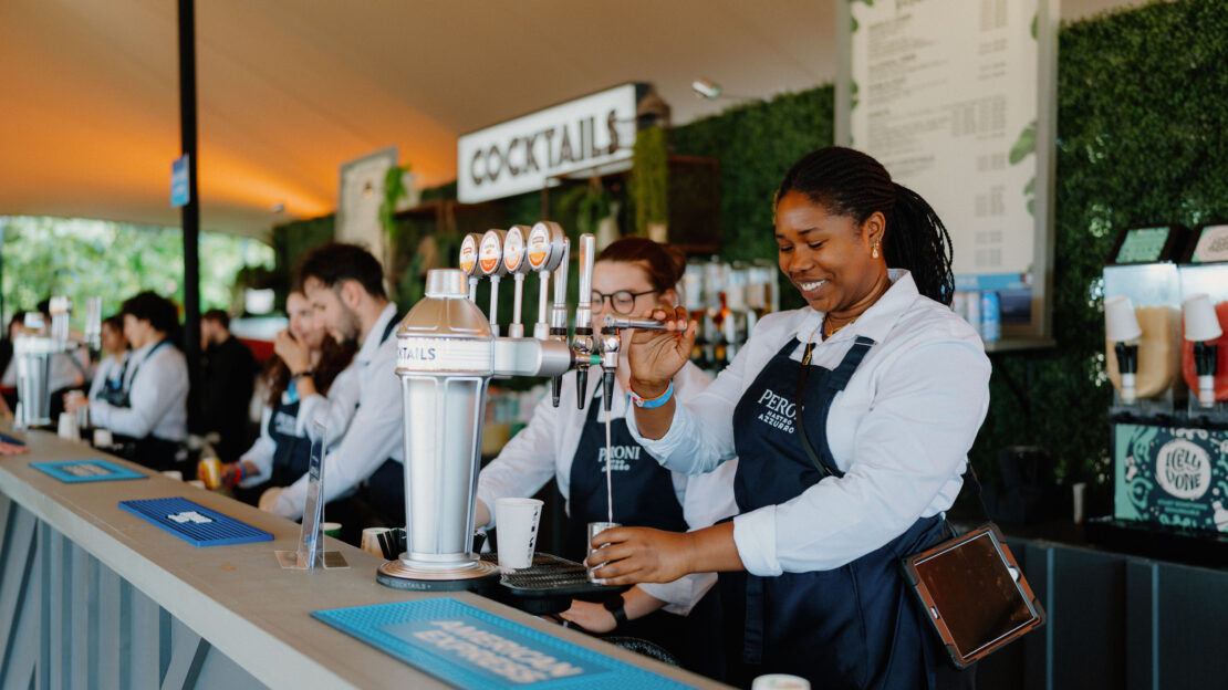 Peppermint Bar in action at London's BST